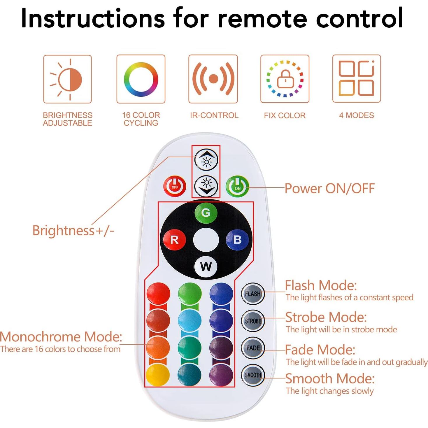 Lámpara de Sal del Himalaya Pursalt 17.78 cm 2.41 kg RGB