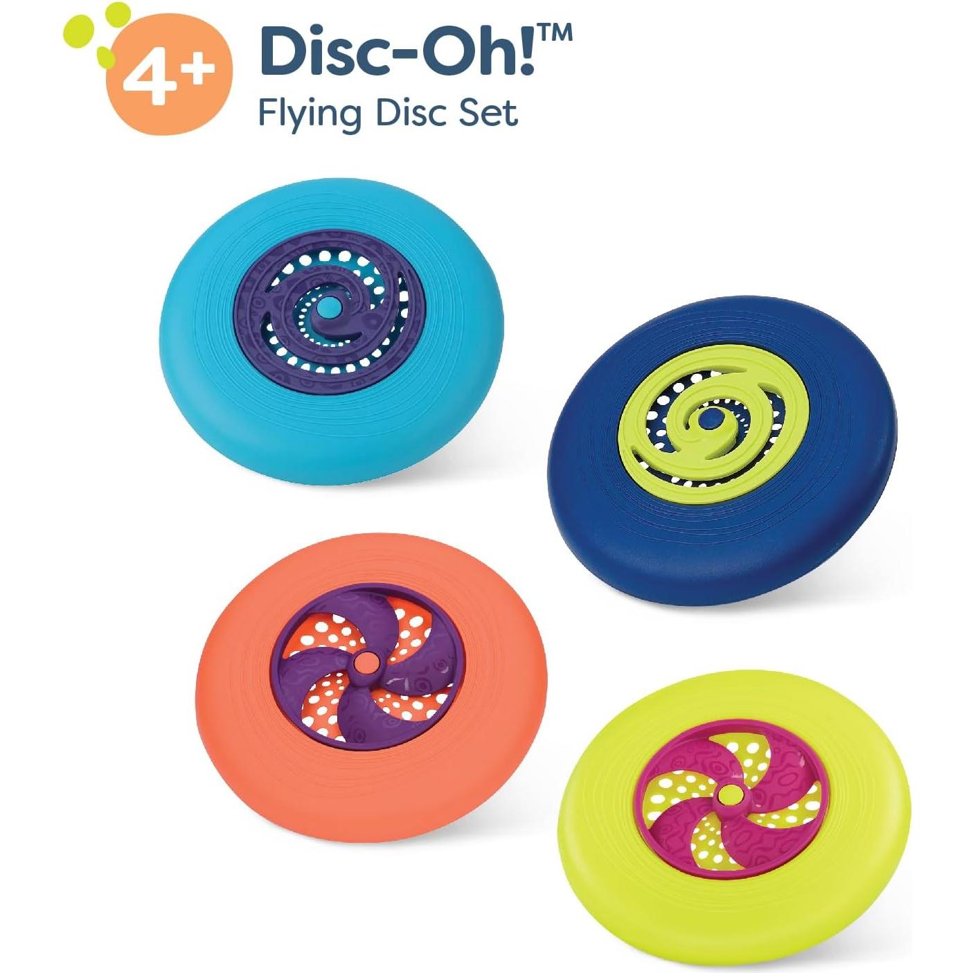 Set de 4 Discos Voladores B. Toys - Juguetes al Aire Libre 4+ Años
