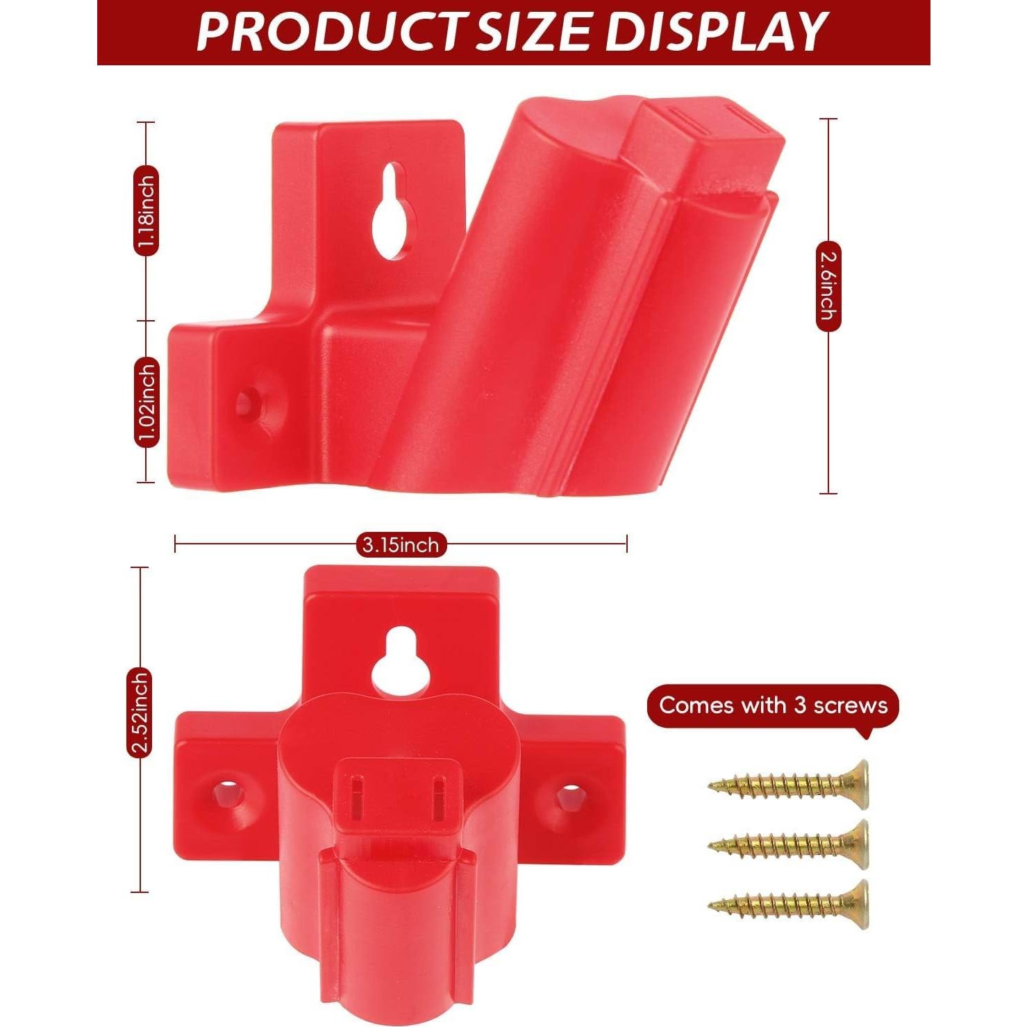 Soporte de Herramientas Milwaukee M12 - 6 Paquetes, ABS