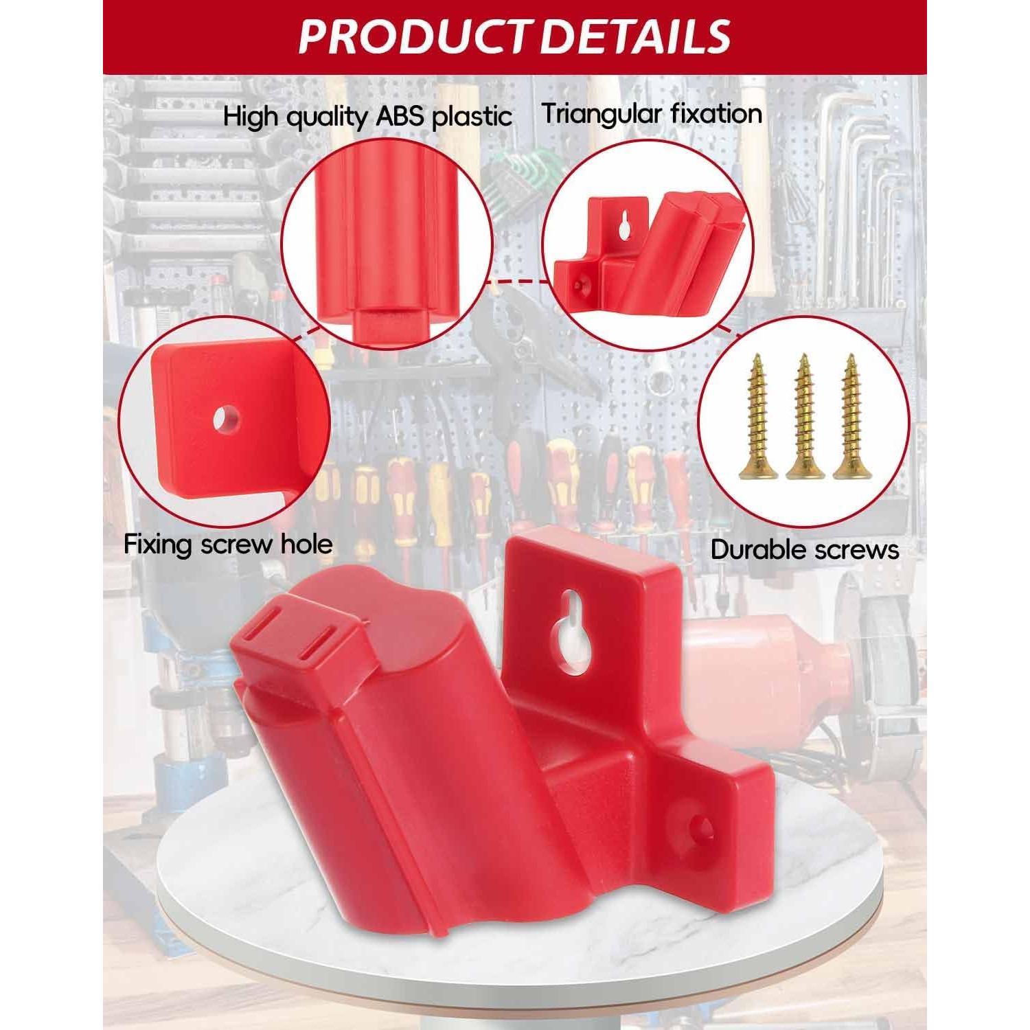 Soporte de Herramientas Milwaukee M12 - 6 Paquetes, ABS