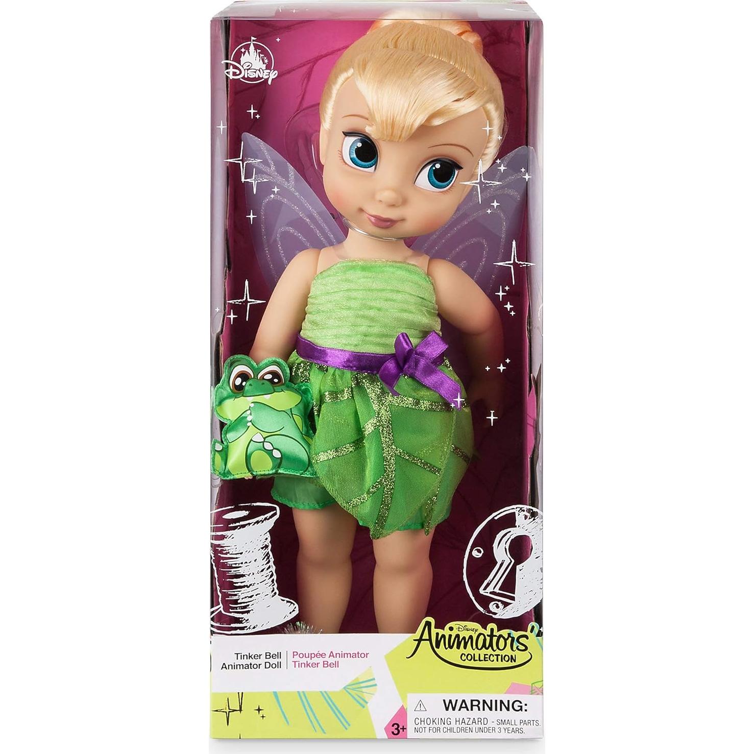 Muñeca Tinker Bell Disney 40.64 cm Posable Vestido Satén