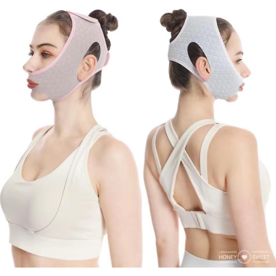 Máscara Reafirmante MZLUWM para Doble Papada - Rosa