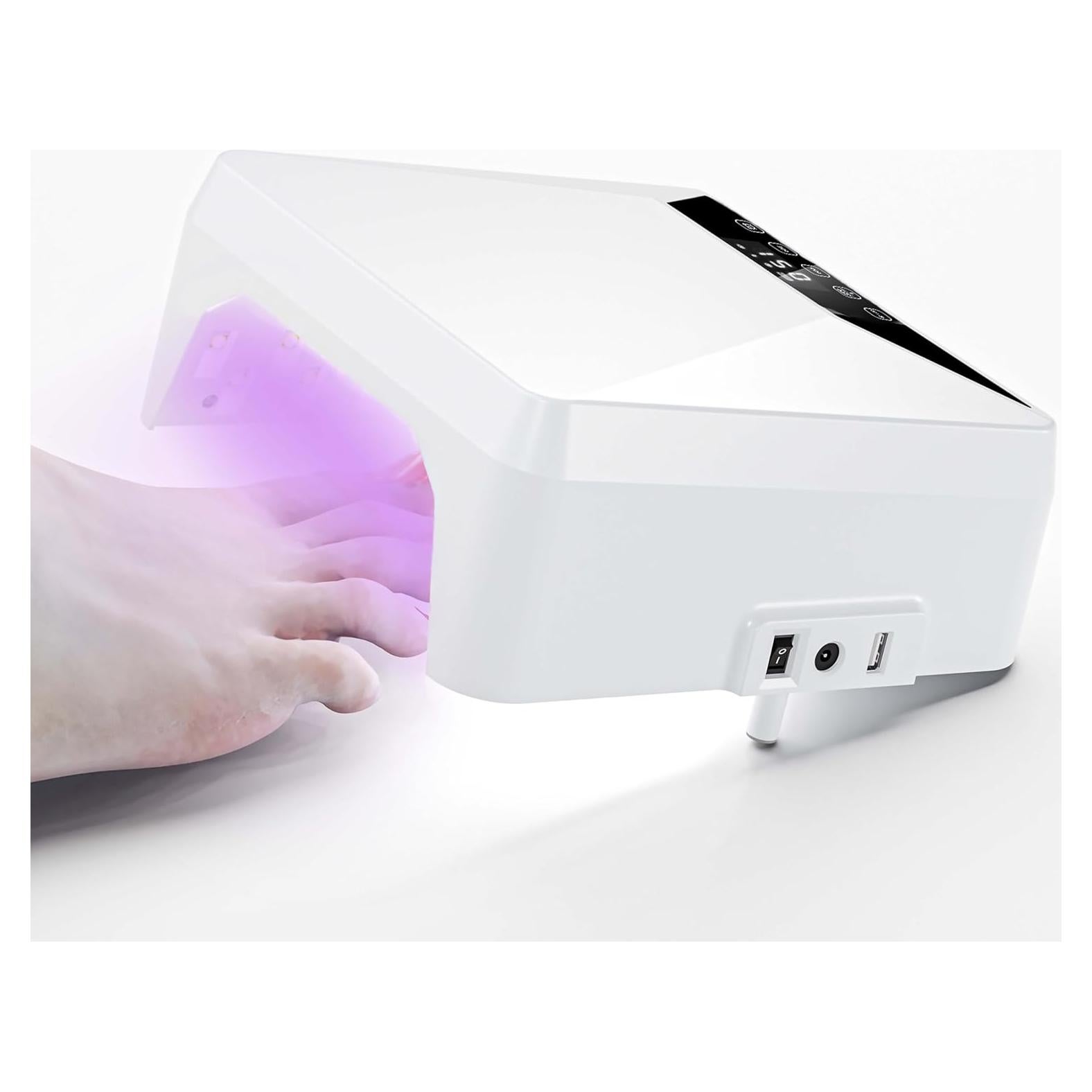 Lámpara UV LED Recargable 78W Gerui con Soporte Telescópico