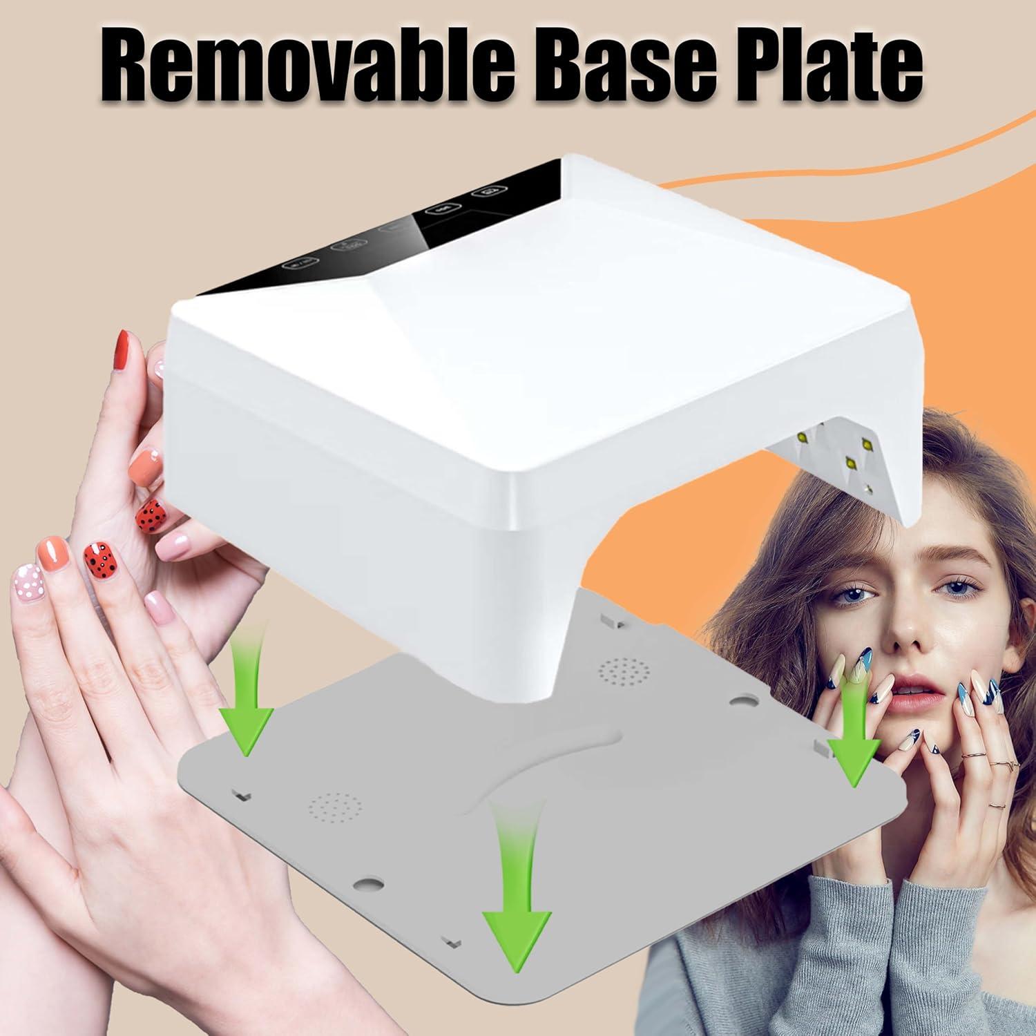 Lámpara UV LED Recargable 78W Gerui con Soporte Telescópico