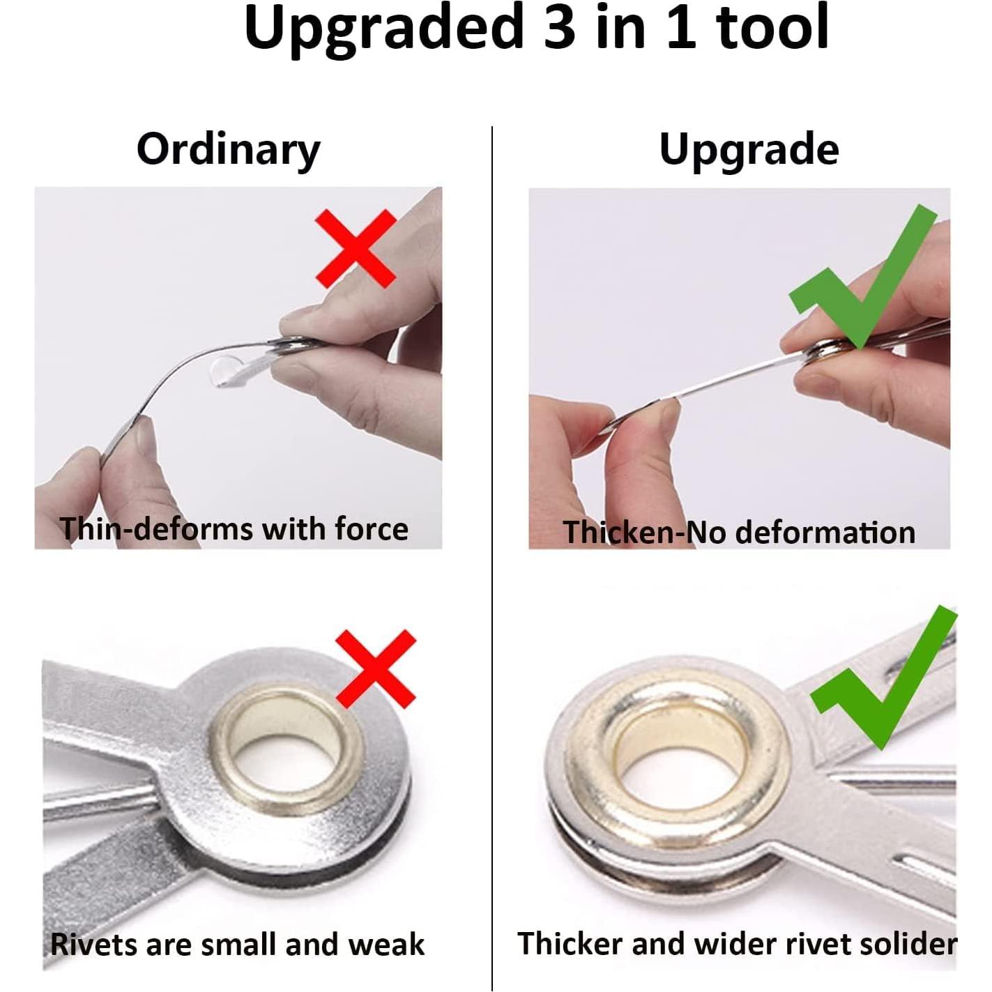 50 Pantallas de Tubo Acero Inoxidable 1.27-1.90 cm con Herramienta