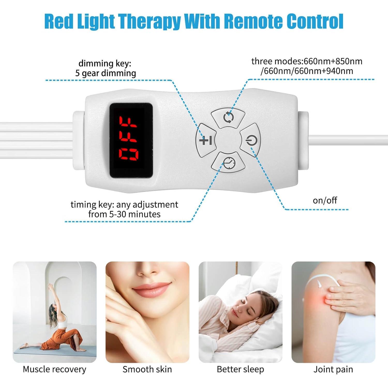 Lámpara Terapia Luz Roja 3 en 1 Shenzhenshi 660/850/940nm
