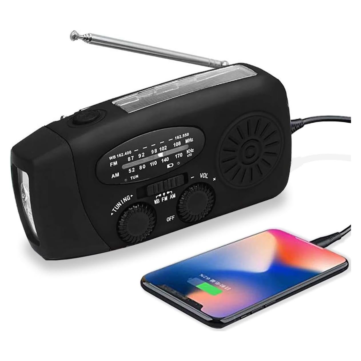 Kit de Emergencia Solar Geartist Radio Meteorológica 2000mAh