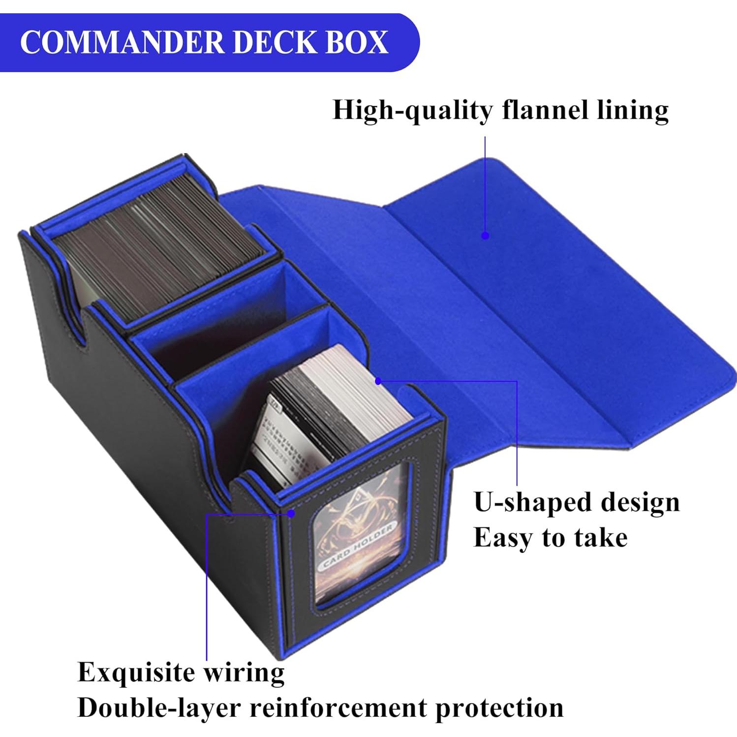 Caja de Deck Commander EDH DoawBang para 240 Cartas Doble Manga