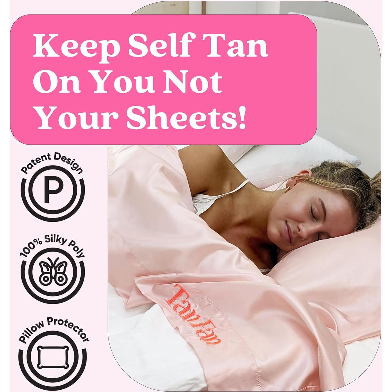 Saco de Sueño Auto Bronceador Tan Fan Rosa XL Transpirable