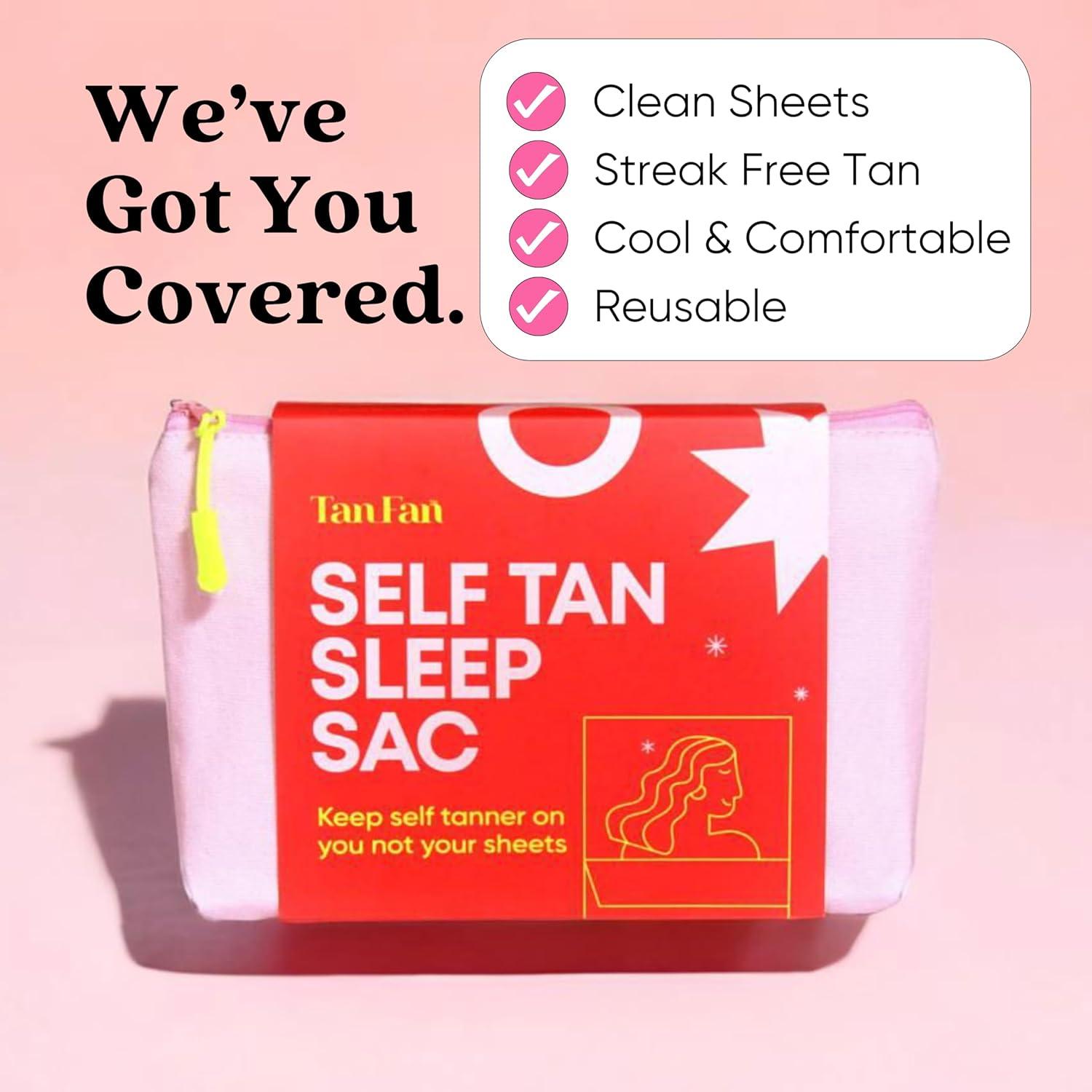 Saco de Sueño Auto Bronceador Tan Fan Rosa XL Transpirable