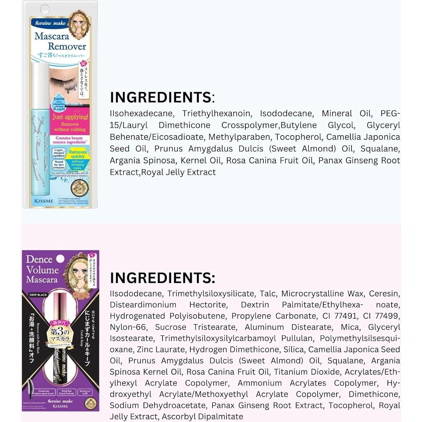 Set Dúo Máscara Voluminizadora y Rizada + Desmaquillante