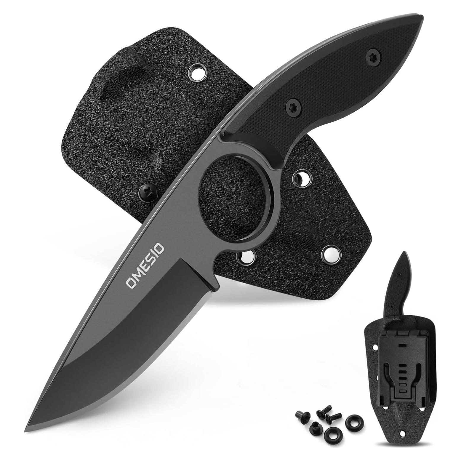 Cuchillo Fijo Omesio EDC 181g Acero Inoxidable Mango G10