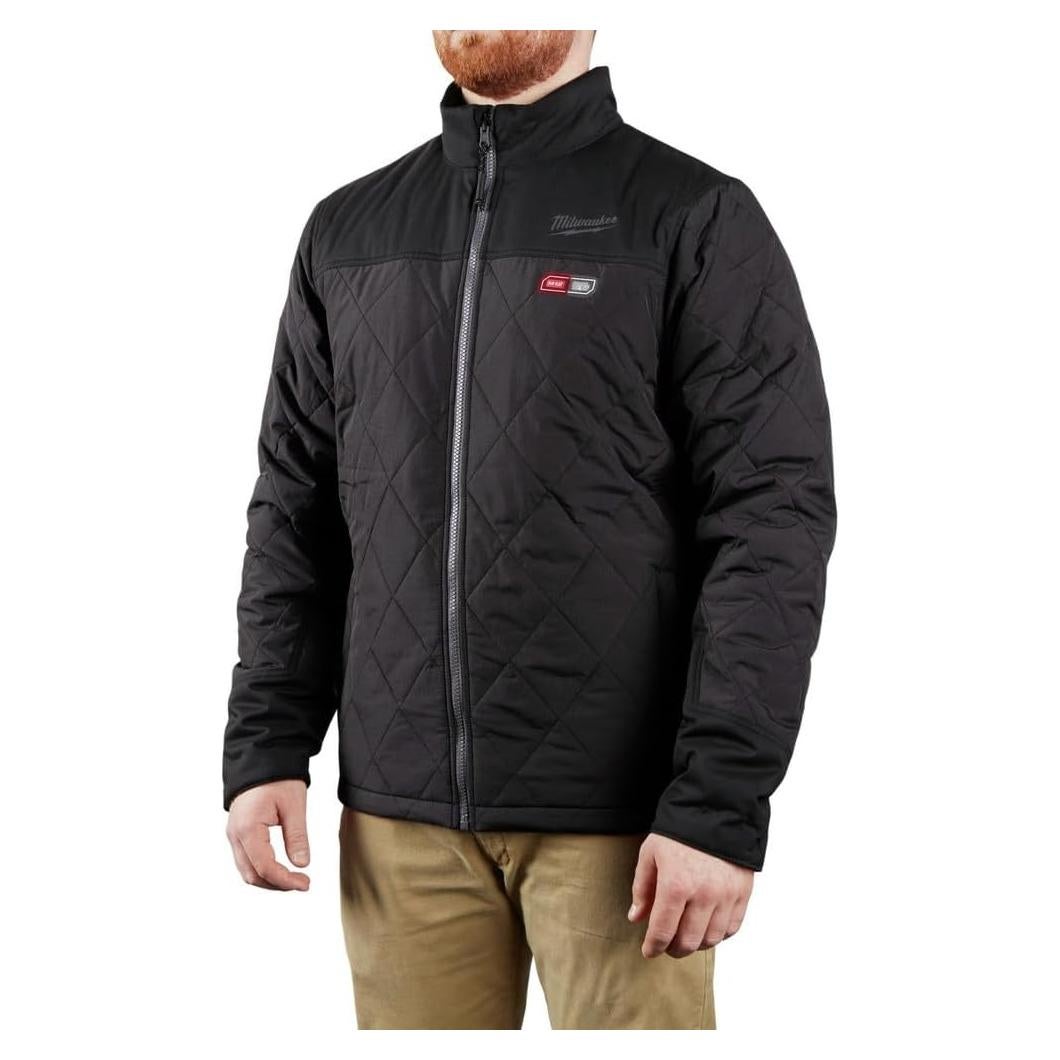 Chaqueta calefaccionada Milwaukee M12 Axis Mediana Negra