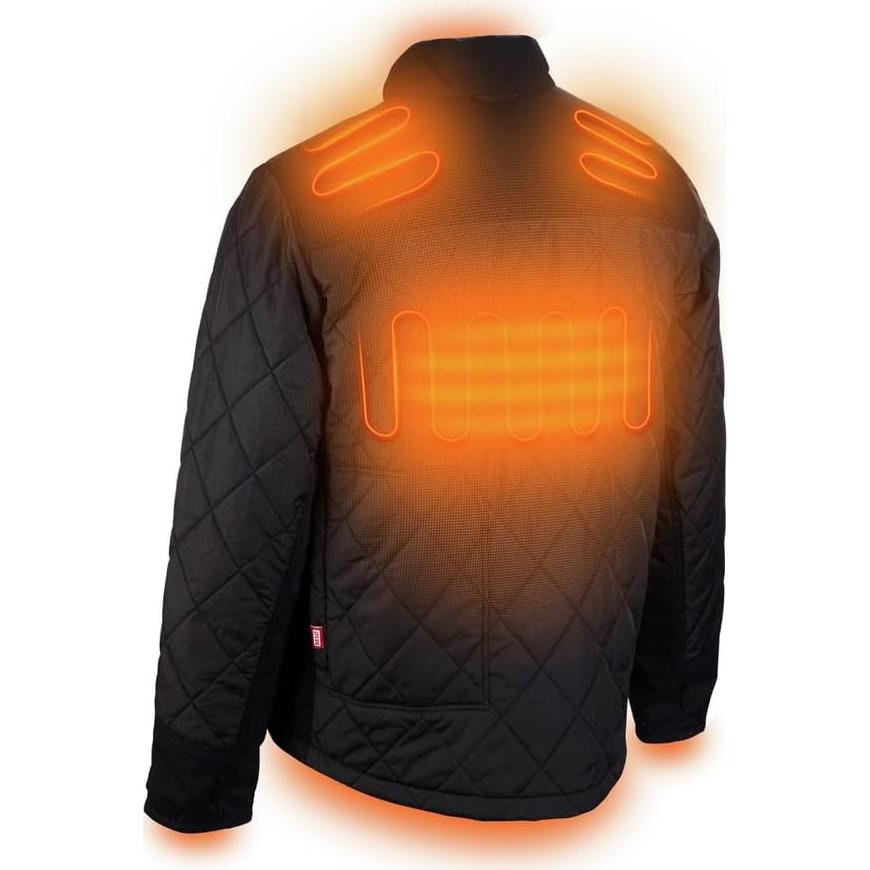 Chaqueta calefaccionada Milwaukee M12 Axis Mediana Negra