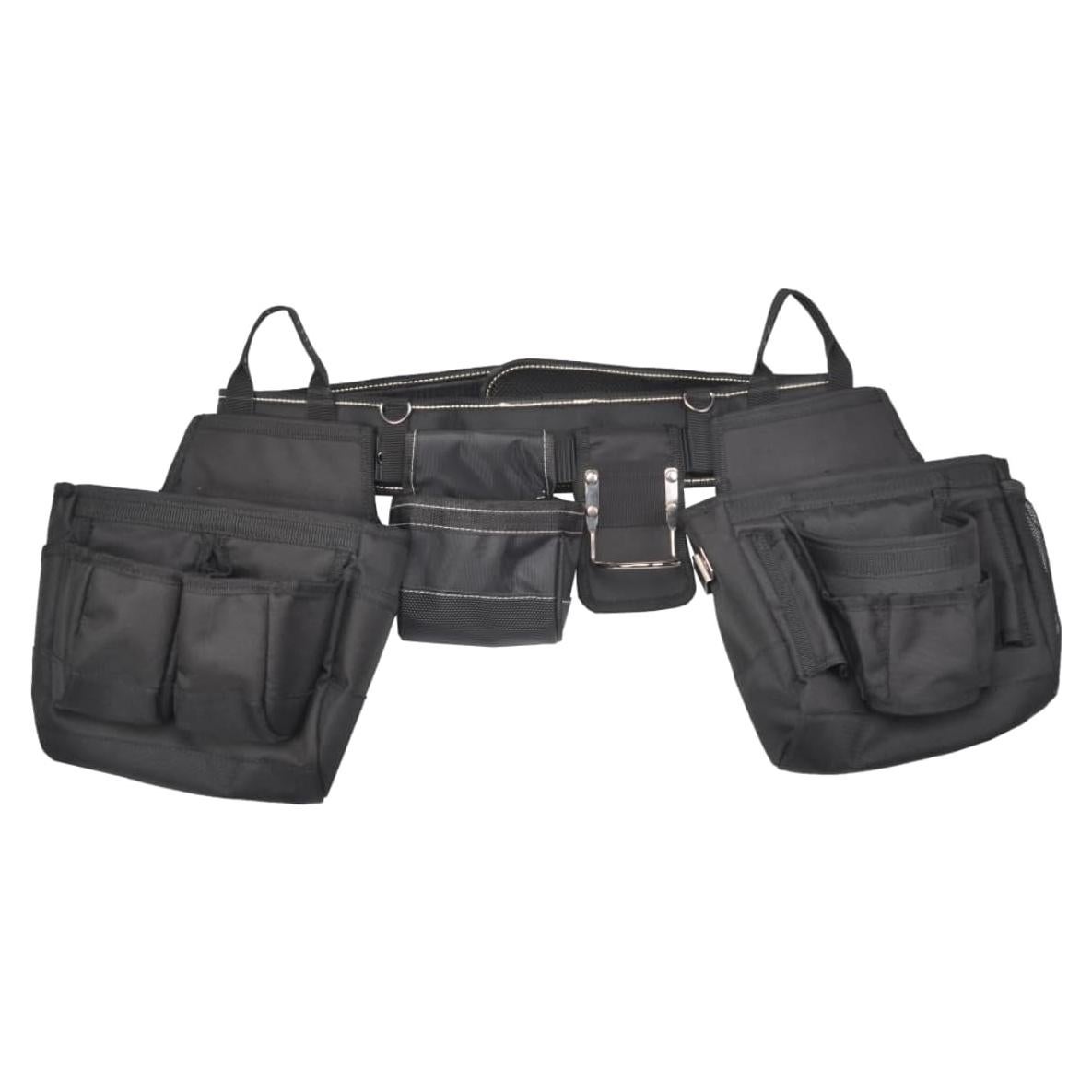 Cinturón de herramientas Aupofit 6 piezas negro ajustable