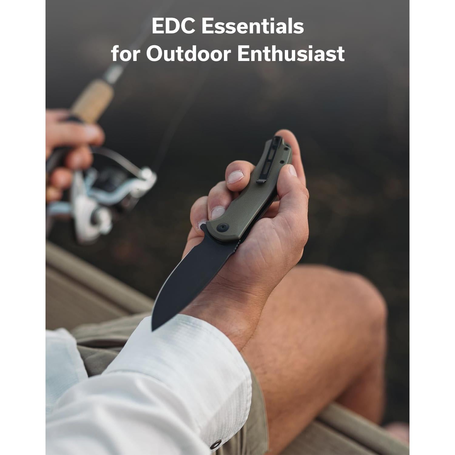 Cuchillo de Bolsillo CIVIVI Praxis C803F Verde G10