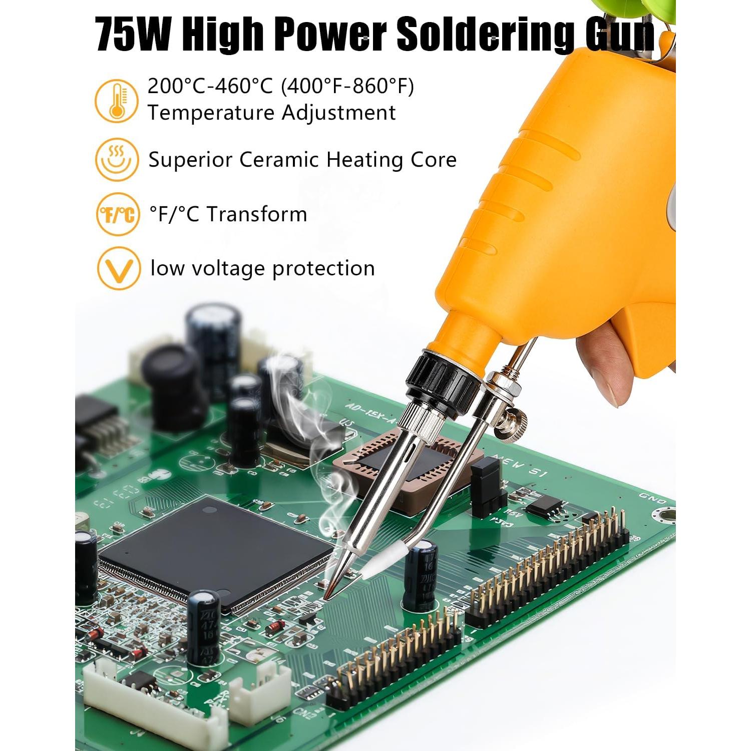 Kit Soldador Inalámbrico Taingwei 75W para Batería Dewalt