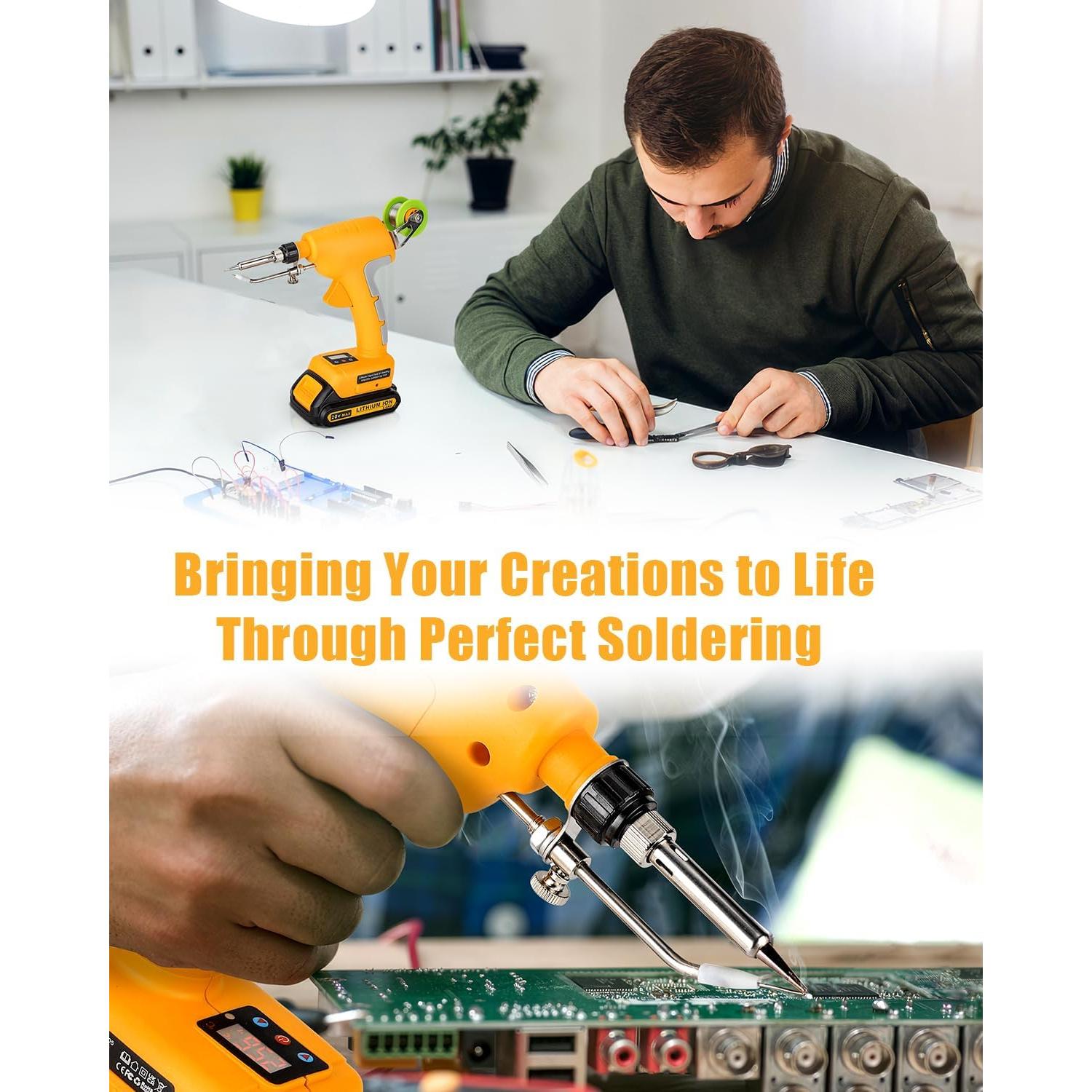 Kit Soldador Inalámbrico Taingwei 75W para Batería Dewalt