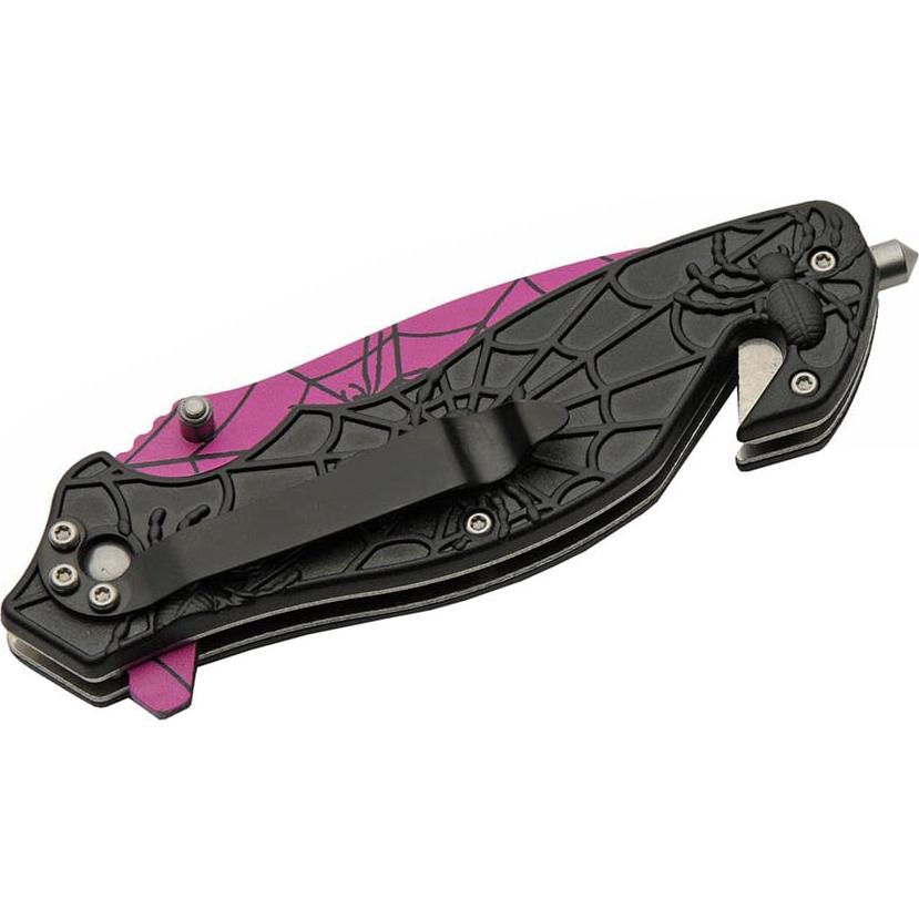 Cuchillo Plegable Szco Supplies 20,32 cm Morado con Extras