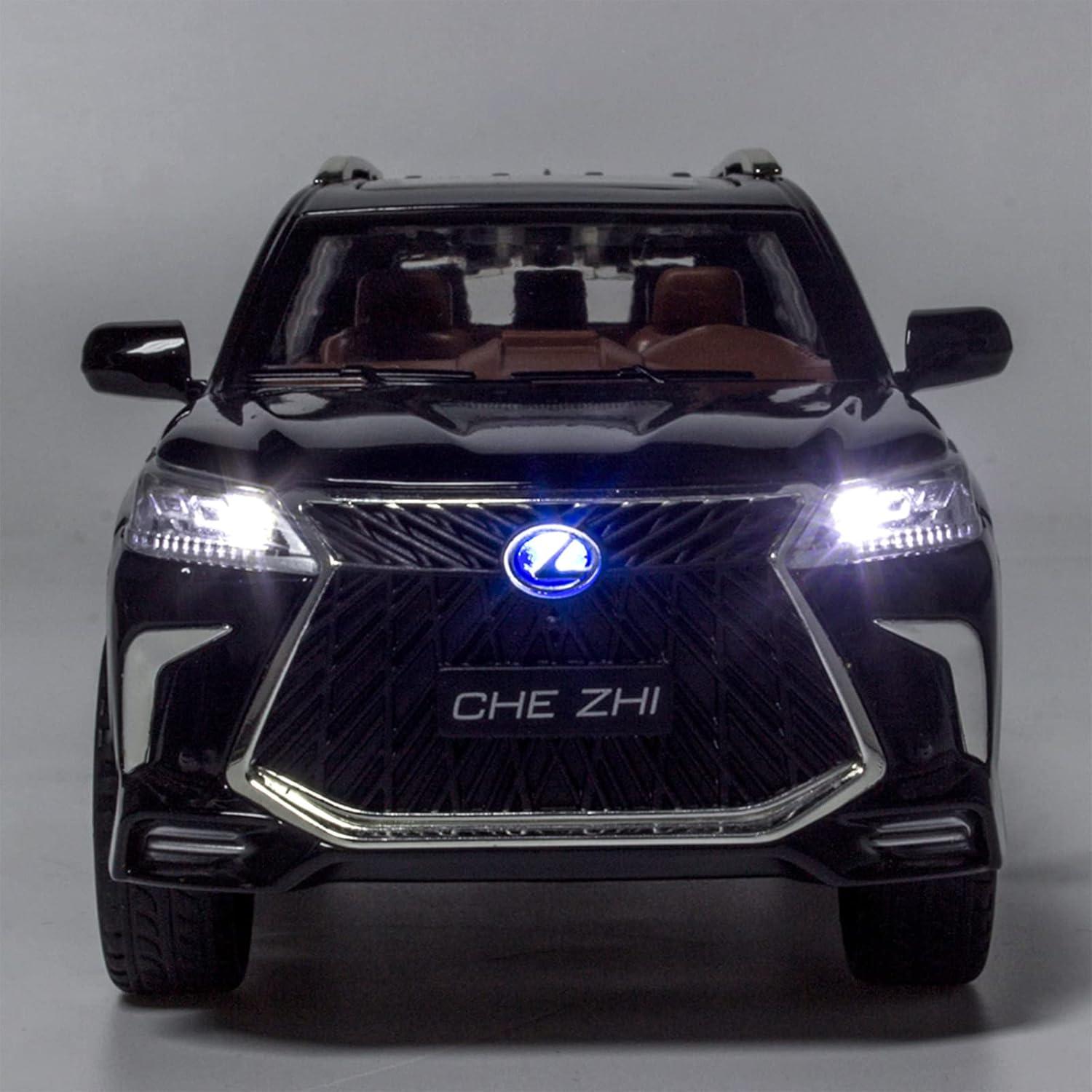 Modelo de Coche de Fundición 1:24 BHYDRY con Luz y Sonido