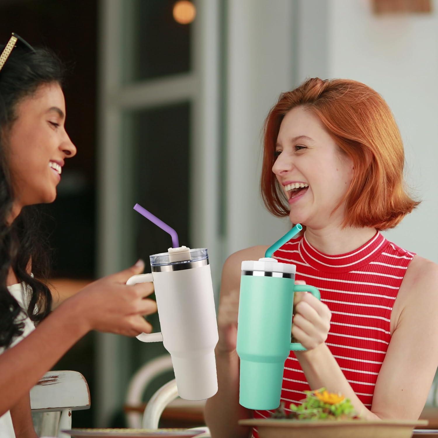 Pajitas de Silicona Reutilizables WK IEASON para Tumbler Owala 30.48 cm