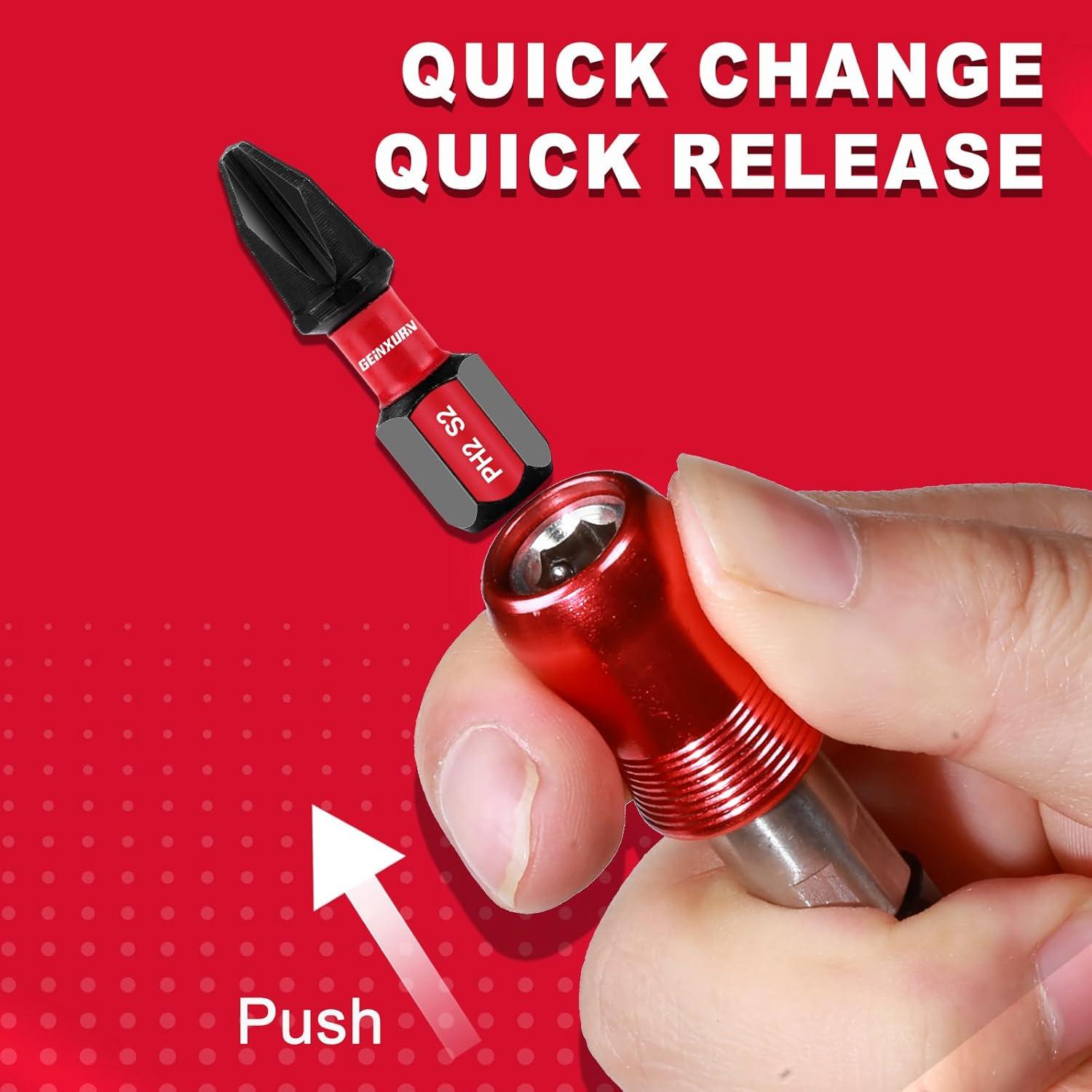 Soporte de Broca Flexible 300mm GEINXURN Eje Magnético