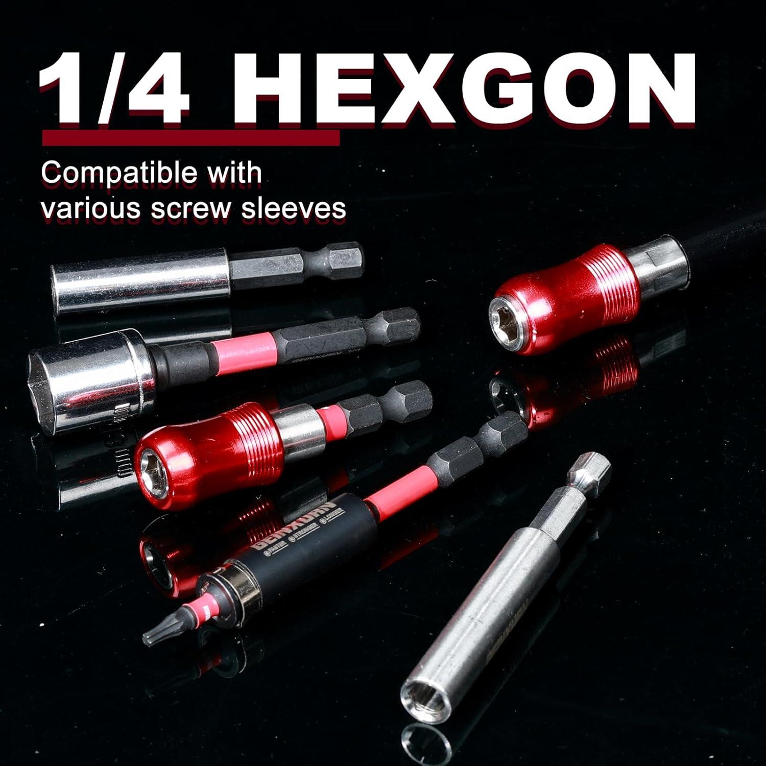 Soporte de Broca Flexible 300mm GEINXURN Eje Magnético