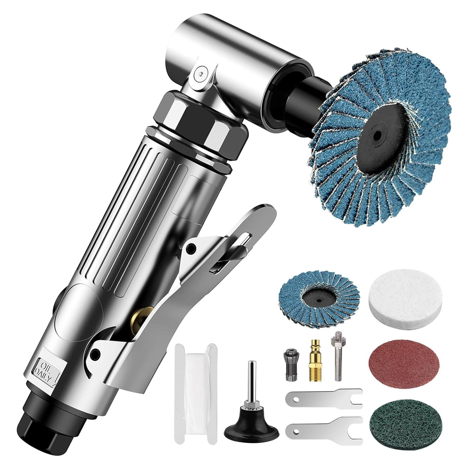 Amoladora de Ángulo de Aire EYPINS 1/4" 20000 RPM Alta Resistencia