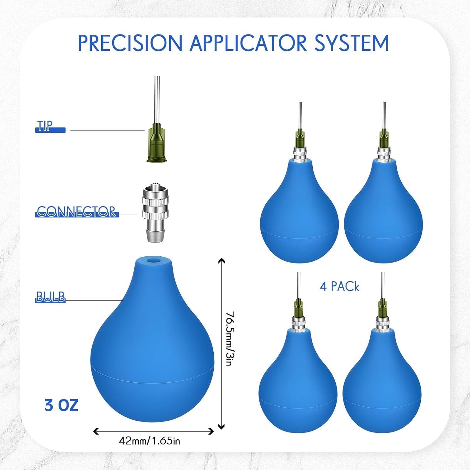 Set de Herramientas de Cerámica Dandat - 4 Botellas de Esmalte 85g