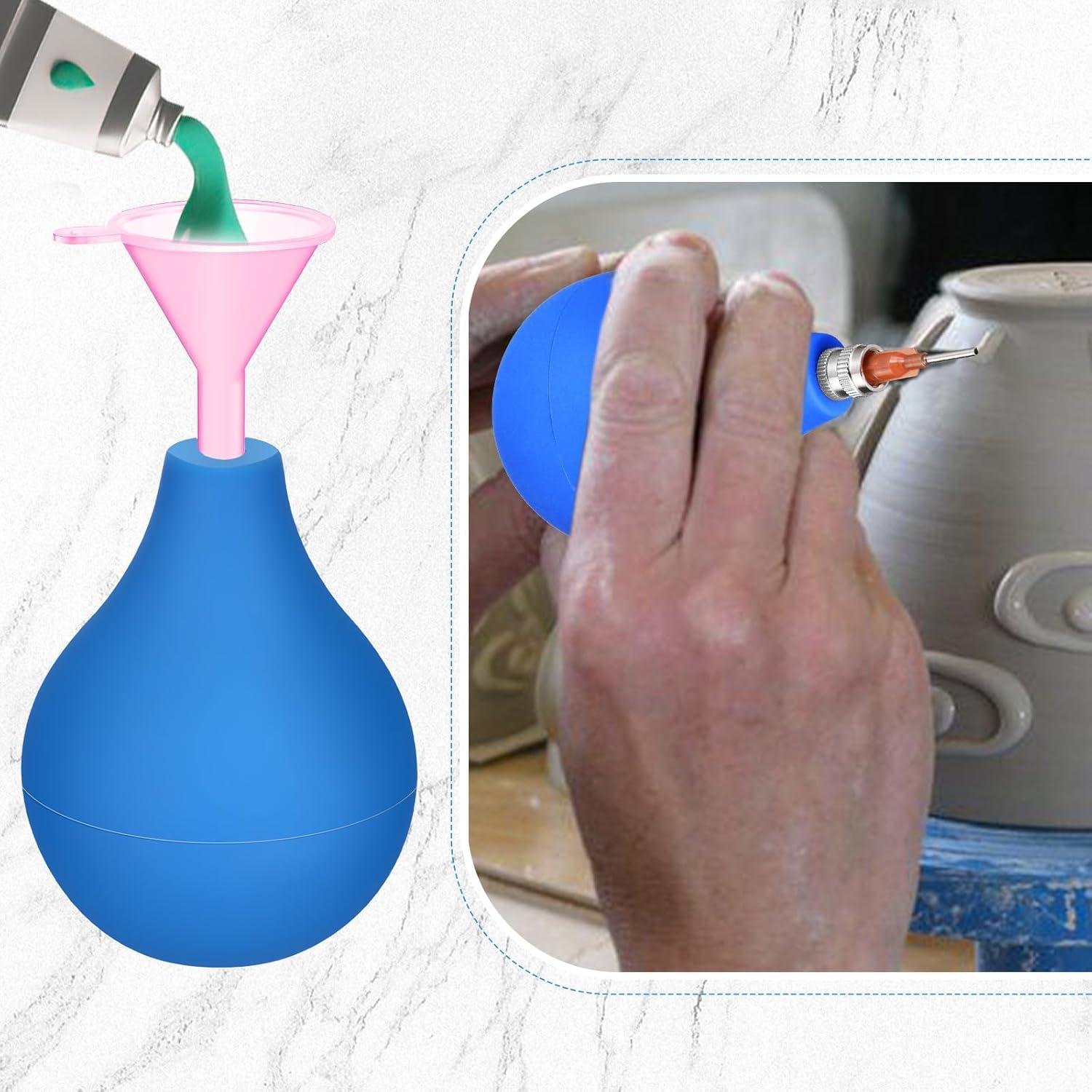 Set de Herramientas de Cerámica Dandat - 4 Botellas de Esmalte 85g