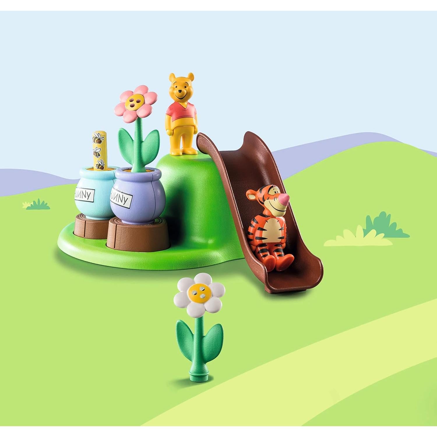 Playmobil 1.2.3 Jardín de Abejas Winnie y Tigger 10 Piezas