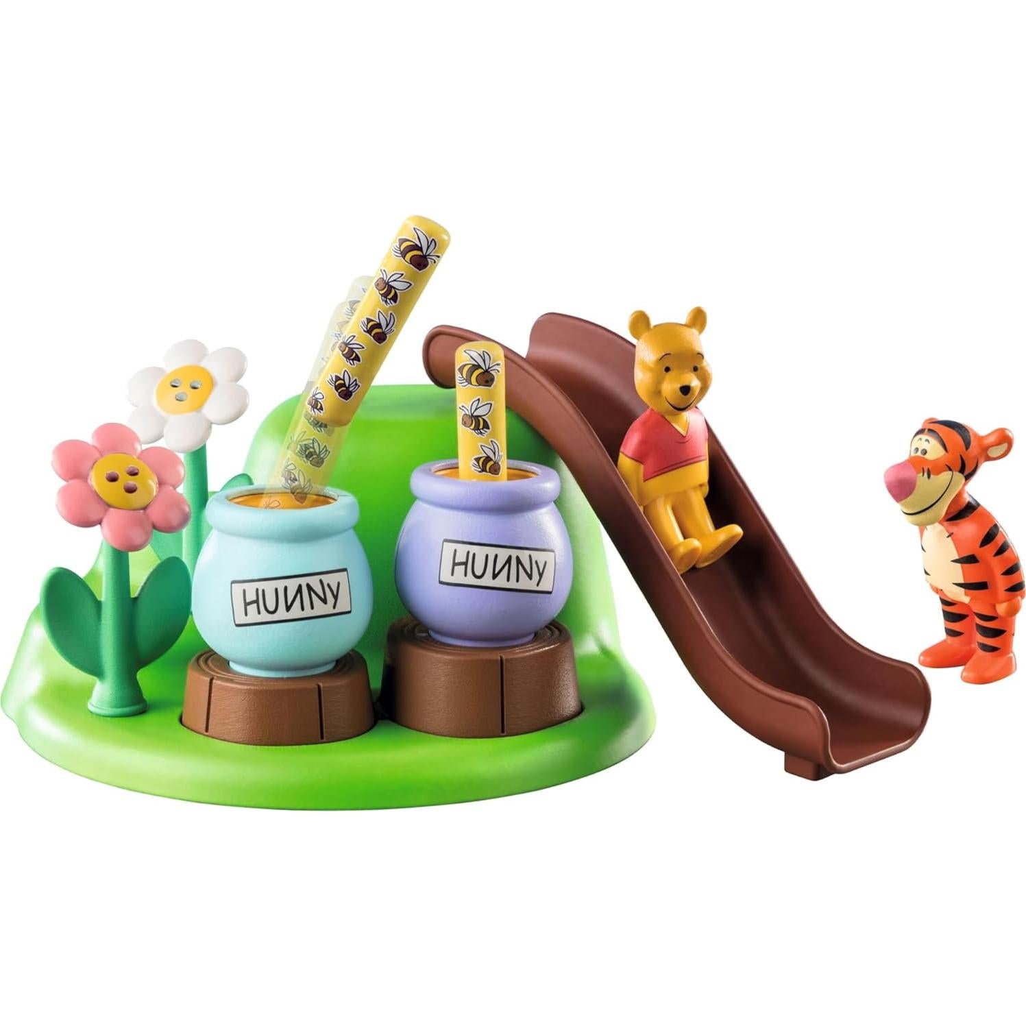 Playmobil 1.2.3 Jardín de Abejas Winnie y Tigger 10 Piezas