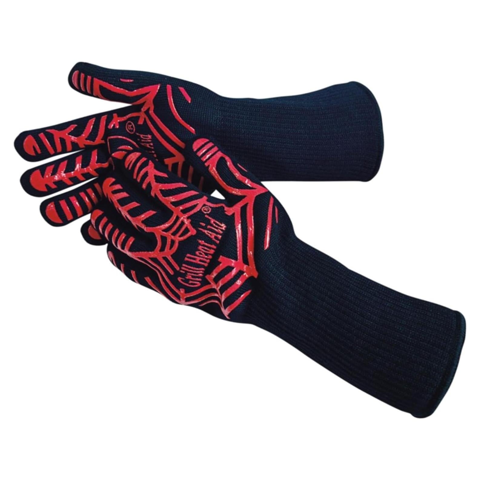 Guantes de BBQ Grill Heat Aid - Resistentes al calor 800°C