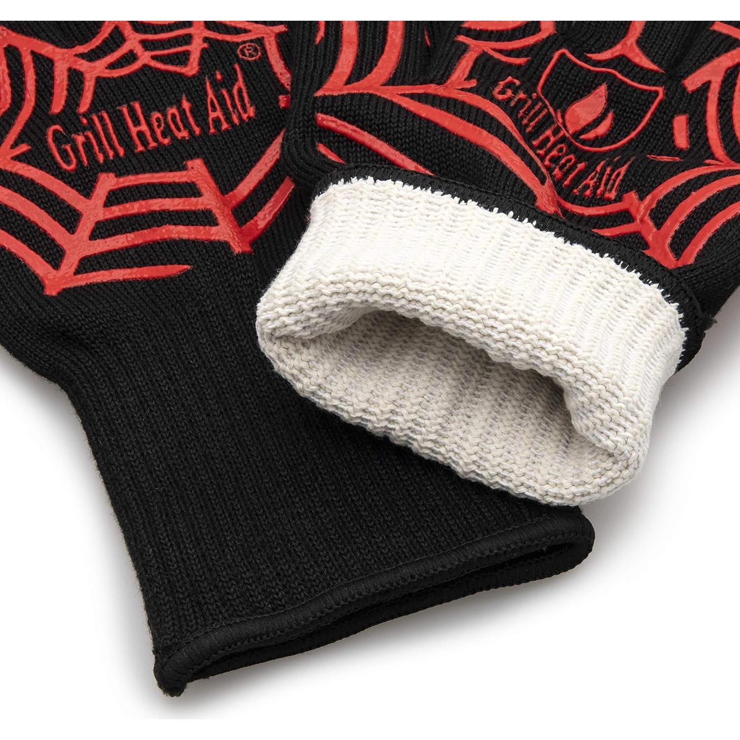Guantes de BBQ Grill Heat Aid - Resistentes al calor 800°C