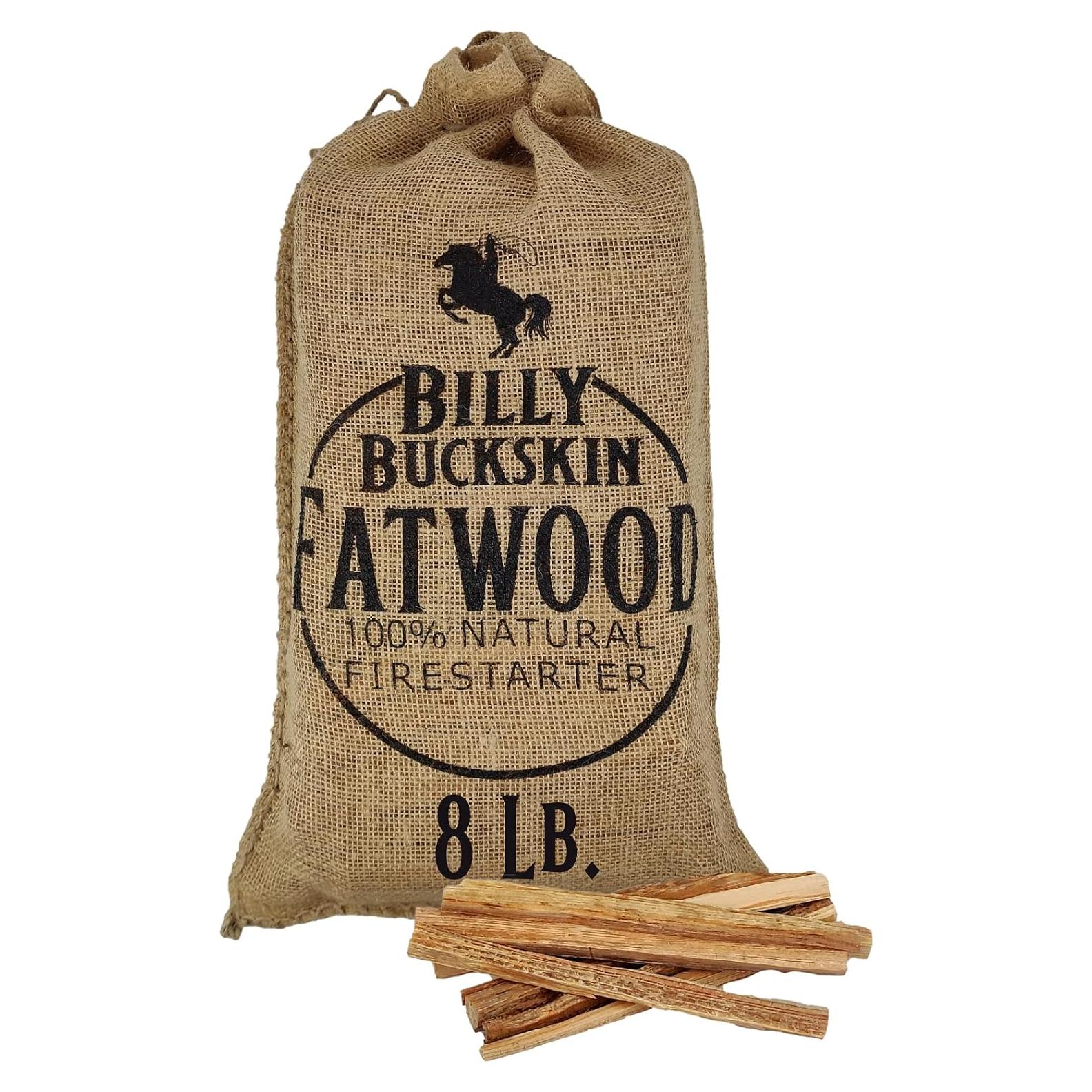 Bolsa de Yute con Fatwood 3,63 kg - Billy Buckskin Co.