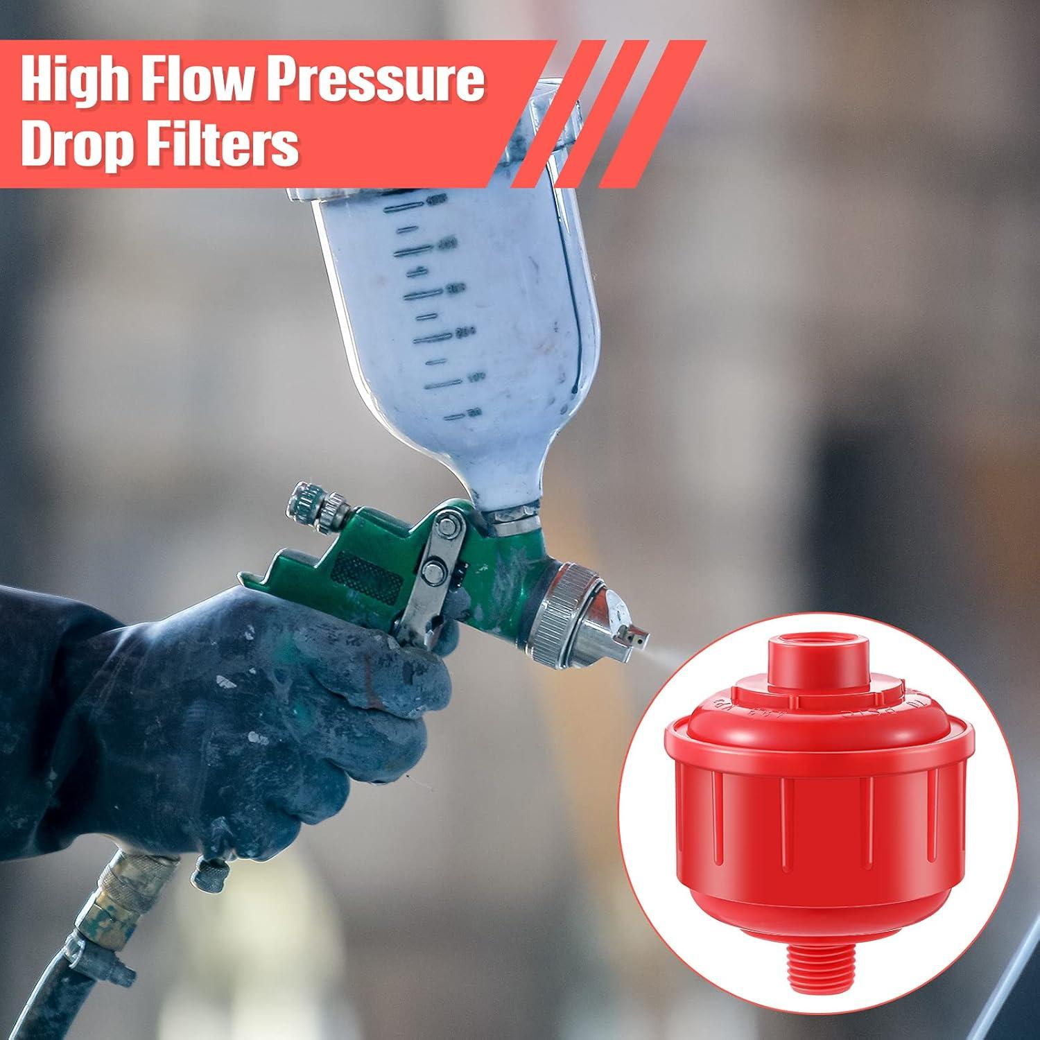 4 Filtros de Agua Mini Desechables Frienda 1/4" Alta Flujo