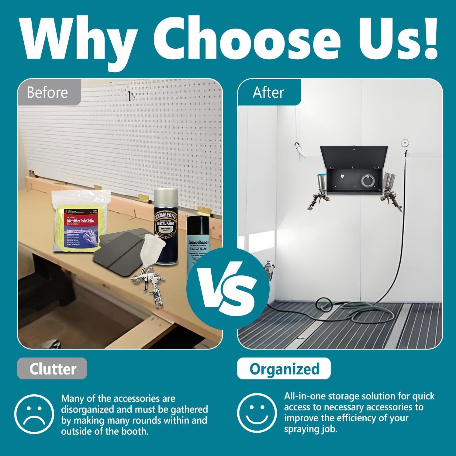 Caja Magnética DITKOK para Cabina de Pulverización 38.86x30.99cm