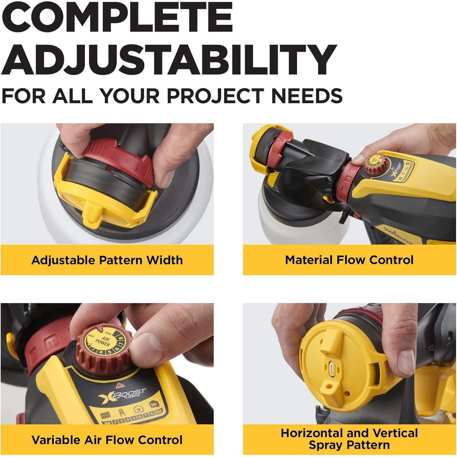 Pulverizador de Pintura Wagner FLEXiO 595 1.42L 3.89kg