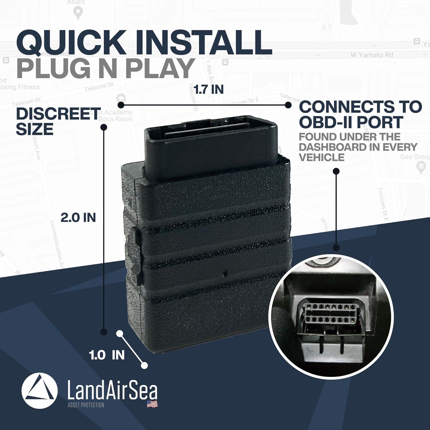 Rastreador GPS LandAirSea SYNC - Seguimiento 4G en tiempo real