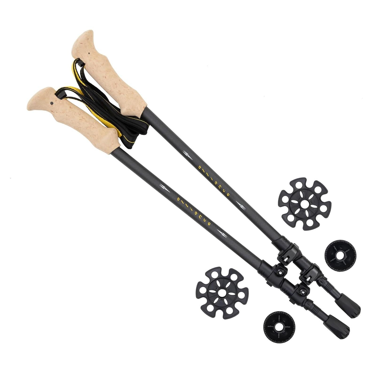 Bastones de Senderismo ALPS Alliance, Juego de 2, Negro