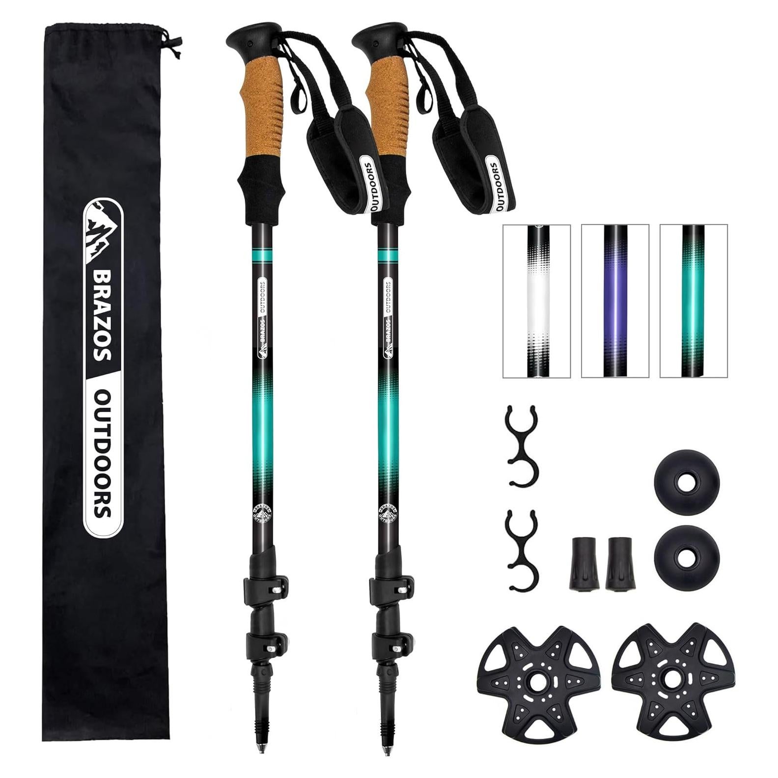 Bastones de Senderismo Brazos Outdoors Ajustables 0.68 kg