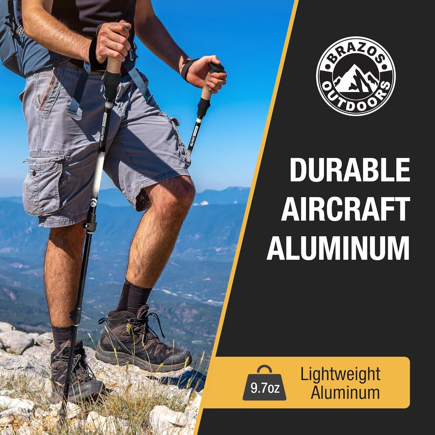 Bastones de Senderismo Brazos Outdoors Ajustables 0.68 kg