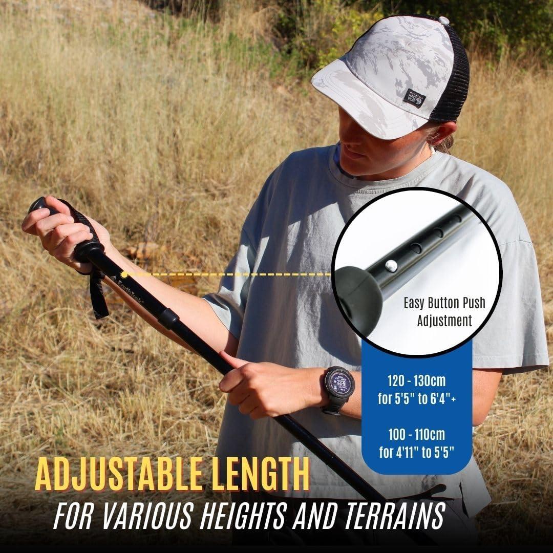 Bastón de Senderismo Plegable EarthTrek 30.48 cm Ajustable