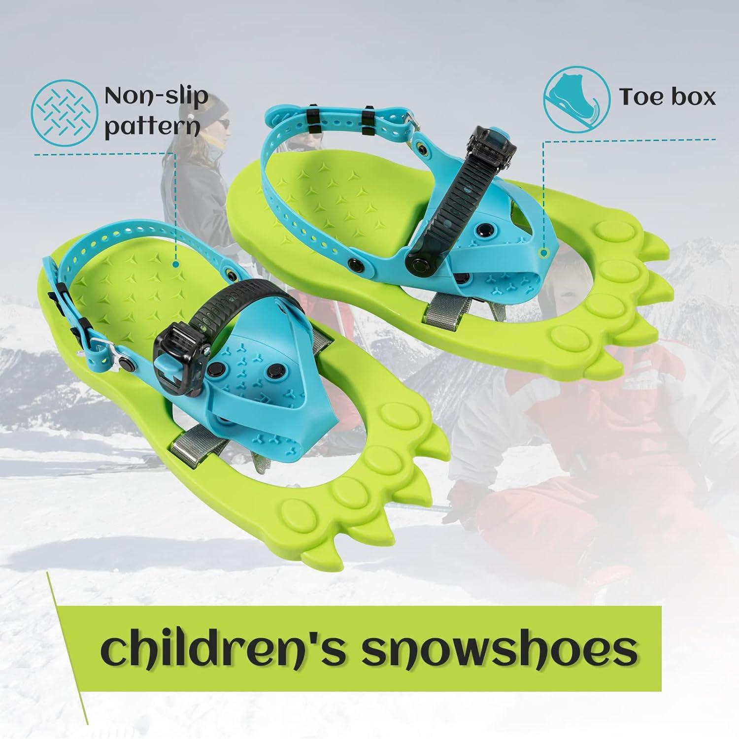 Raquetas de Nieve G2 GO2GETHER 40.6 cm para Niños Verde