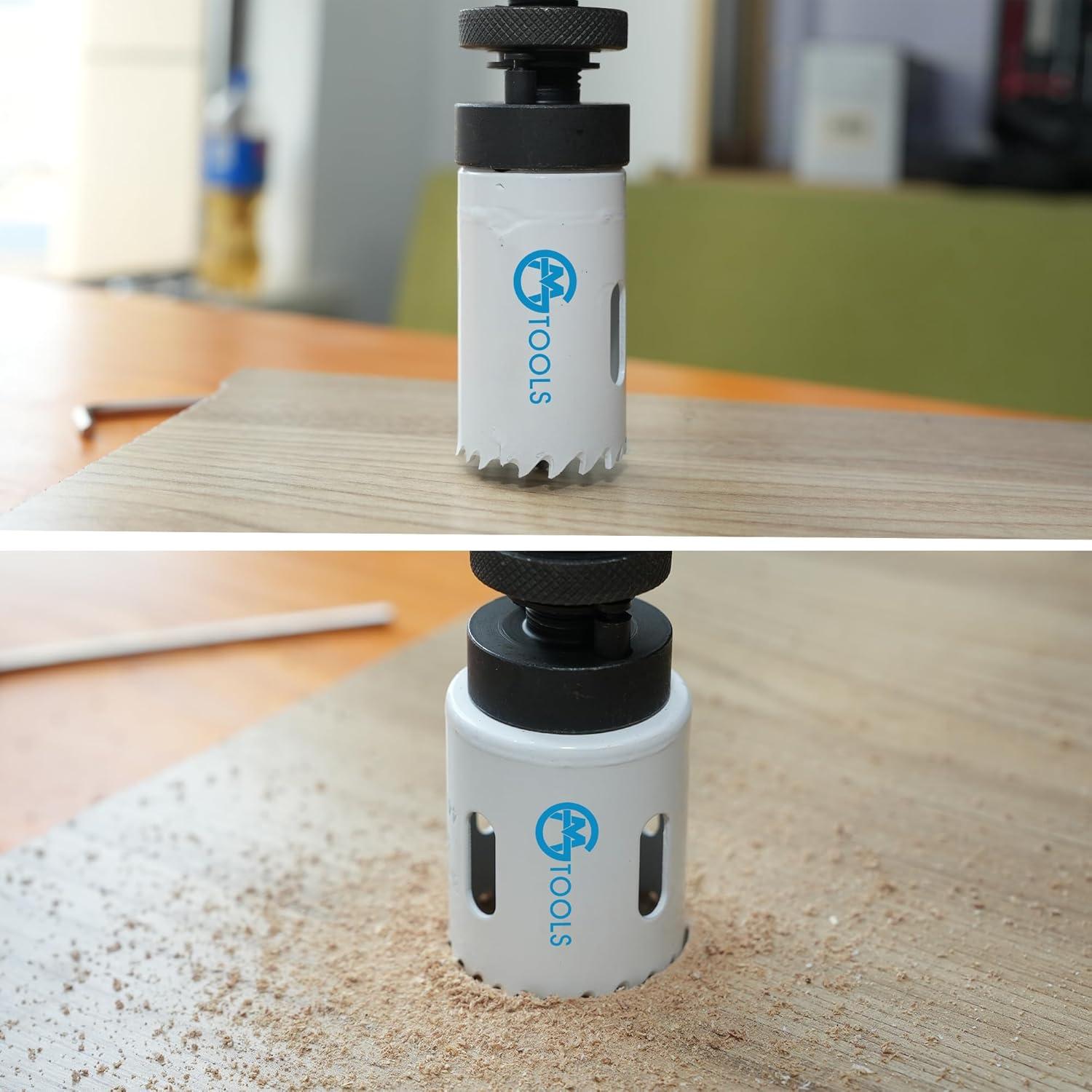 Kit de Sierras de Corona Bi-Metal GMTOOLS 22 PZS 19mm a 64mm