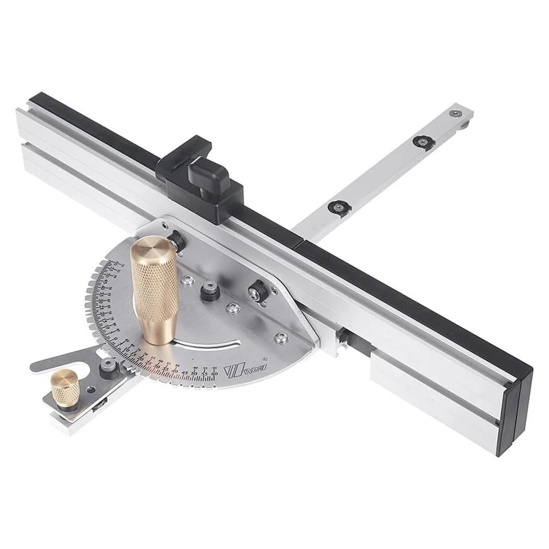 Medidor de Inglete ASCENDAS 450 mm Aluminio para Sierra de Mesa