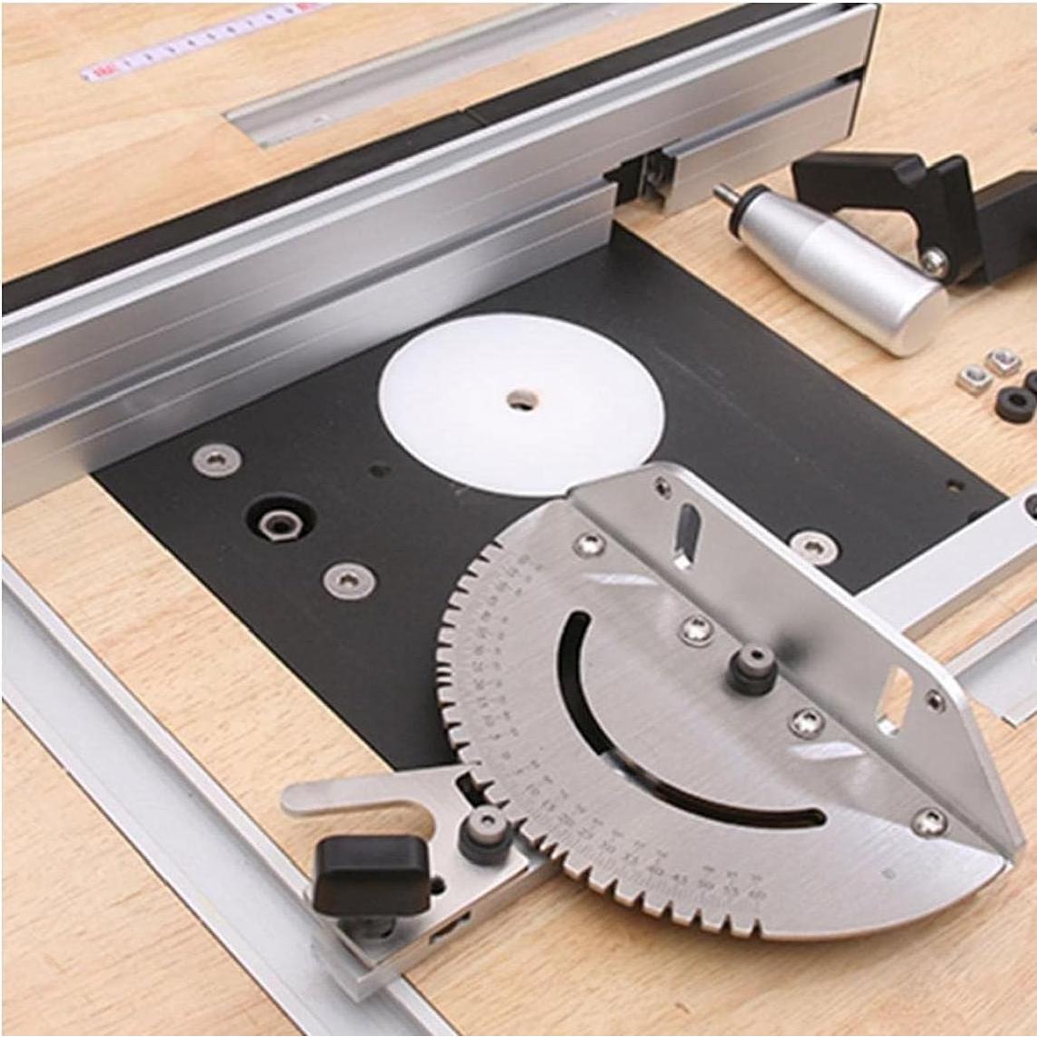 Medidor de Inglete ASCENDAS 450 mm Aluminio para Sierra de Mesa