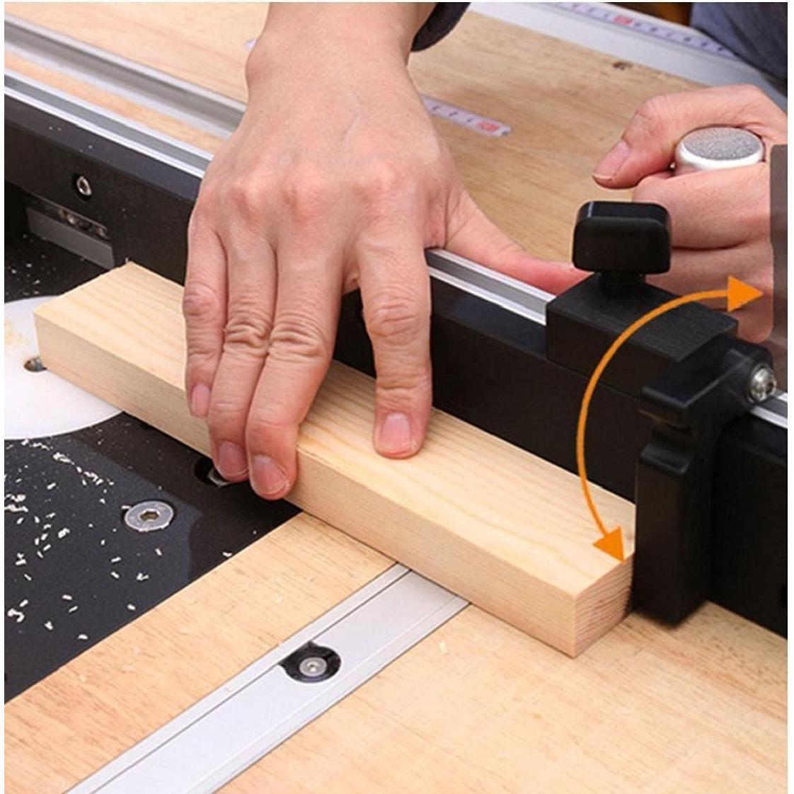 Medidor de Inglete ASCENDAS 450 mm Aluminio para Sierra de Mesa