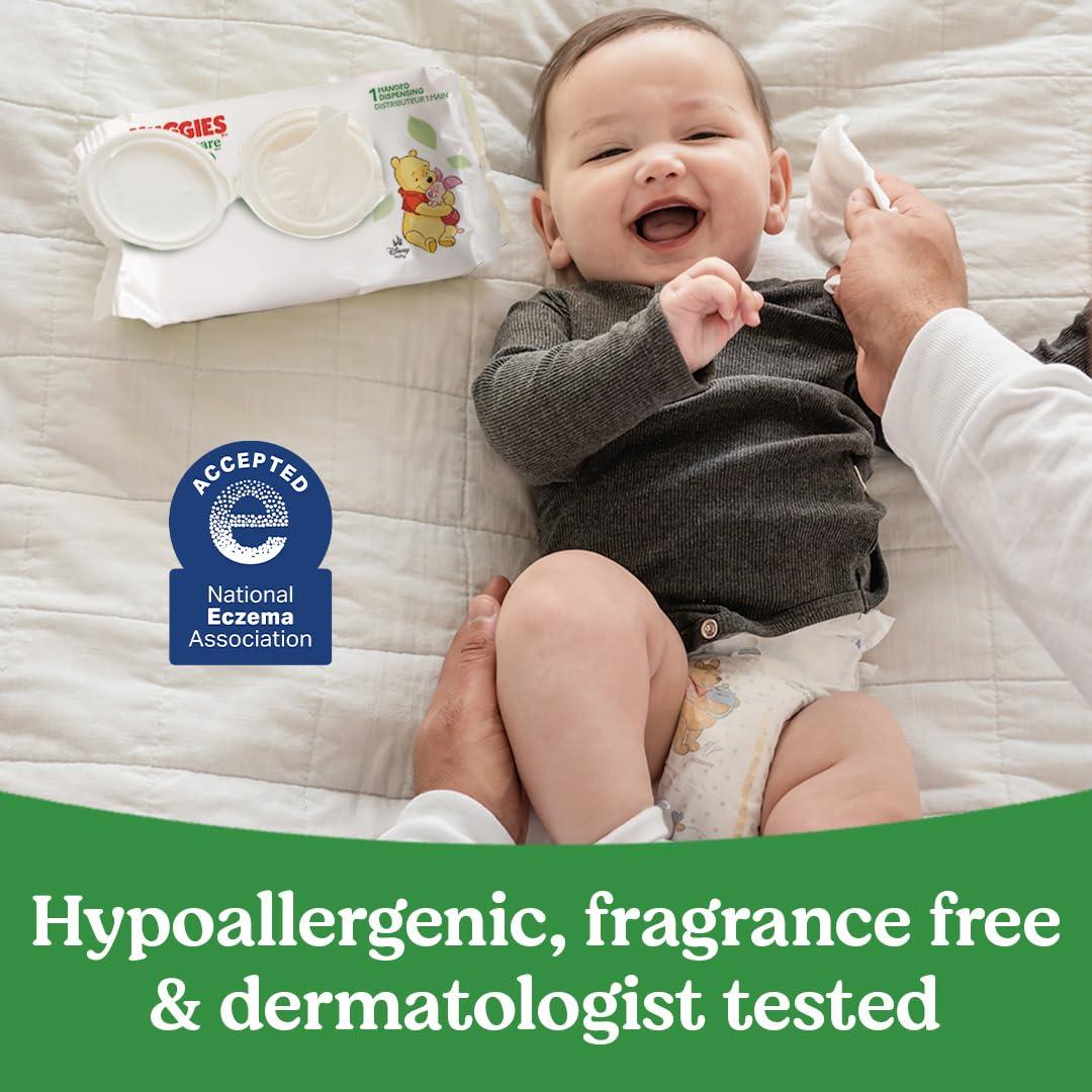 Toallitas Huggies Natural Care Sensibles 288 Unidades Sin Fragancia