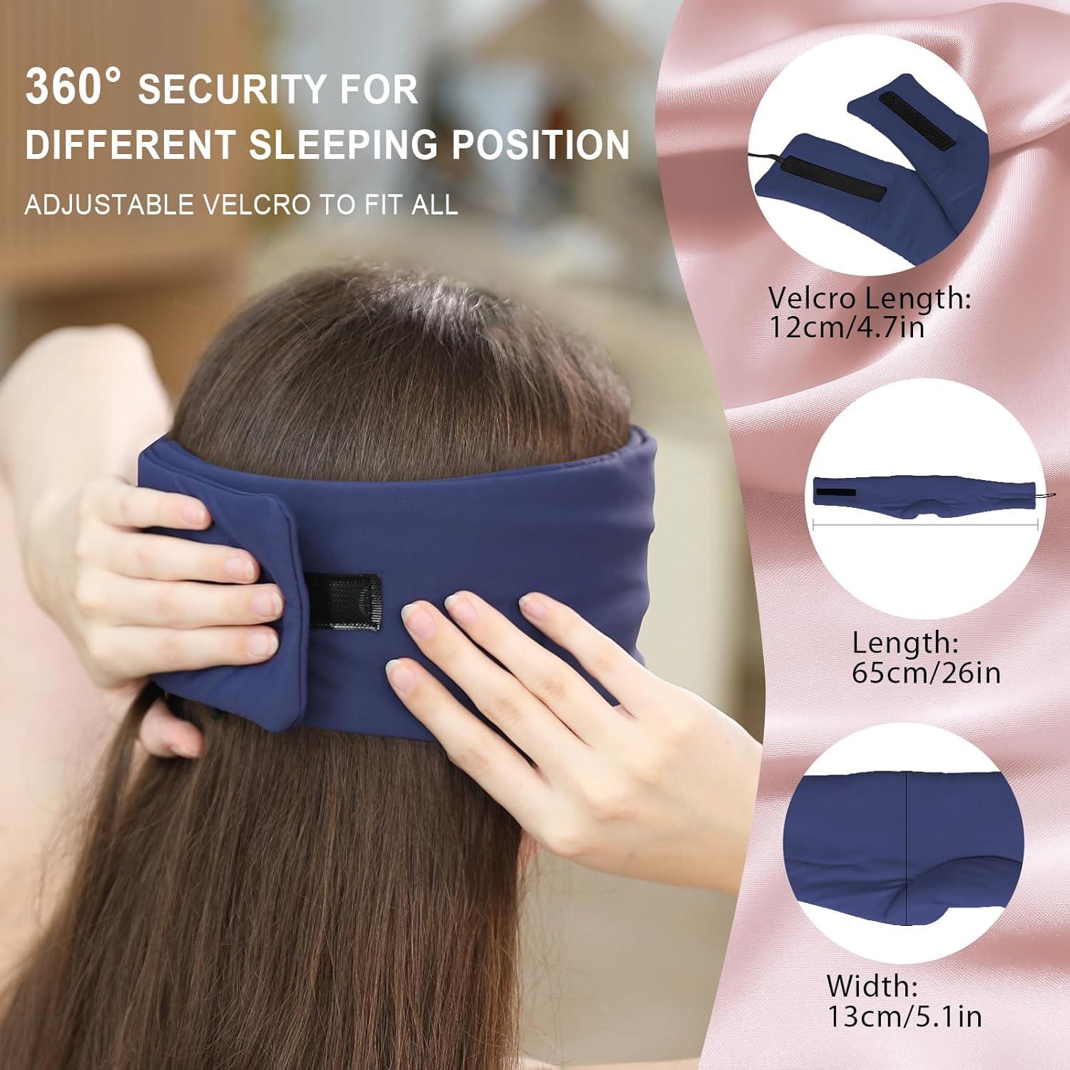 Máscara de Sueño Bluetooth LC-dolida Navy con Auriculares 5.4